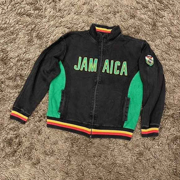 Vintage 90s JAMAICA Athleisure Track Jacket Casual
Jacket Sz XL Streetwear - Picture 3 of 10